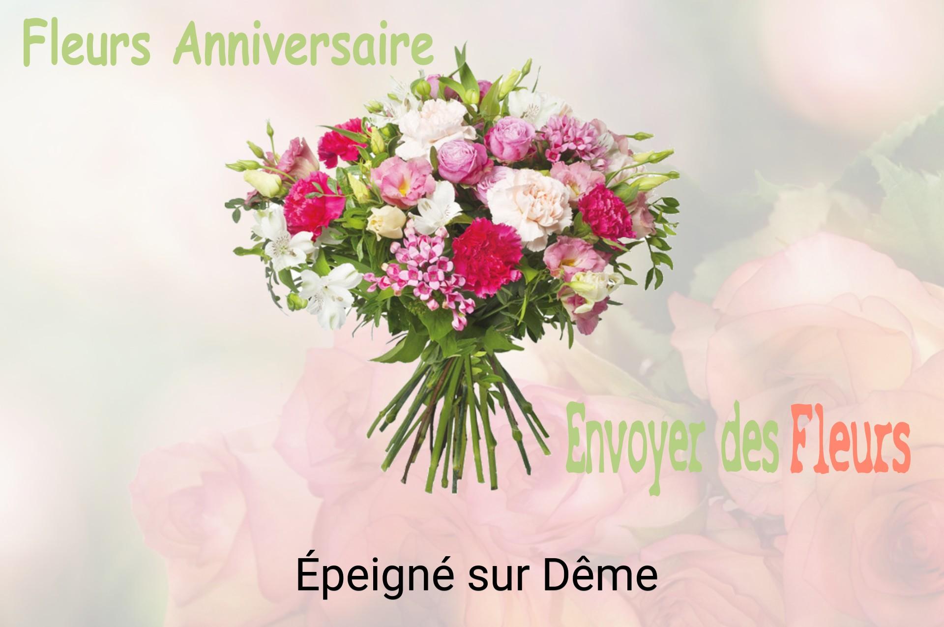 Bouquet de fleurs d’anniversaire livré à Épeigné-sur-Dême